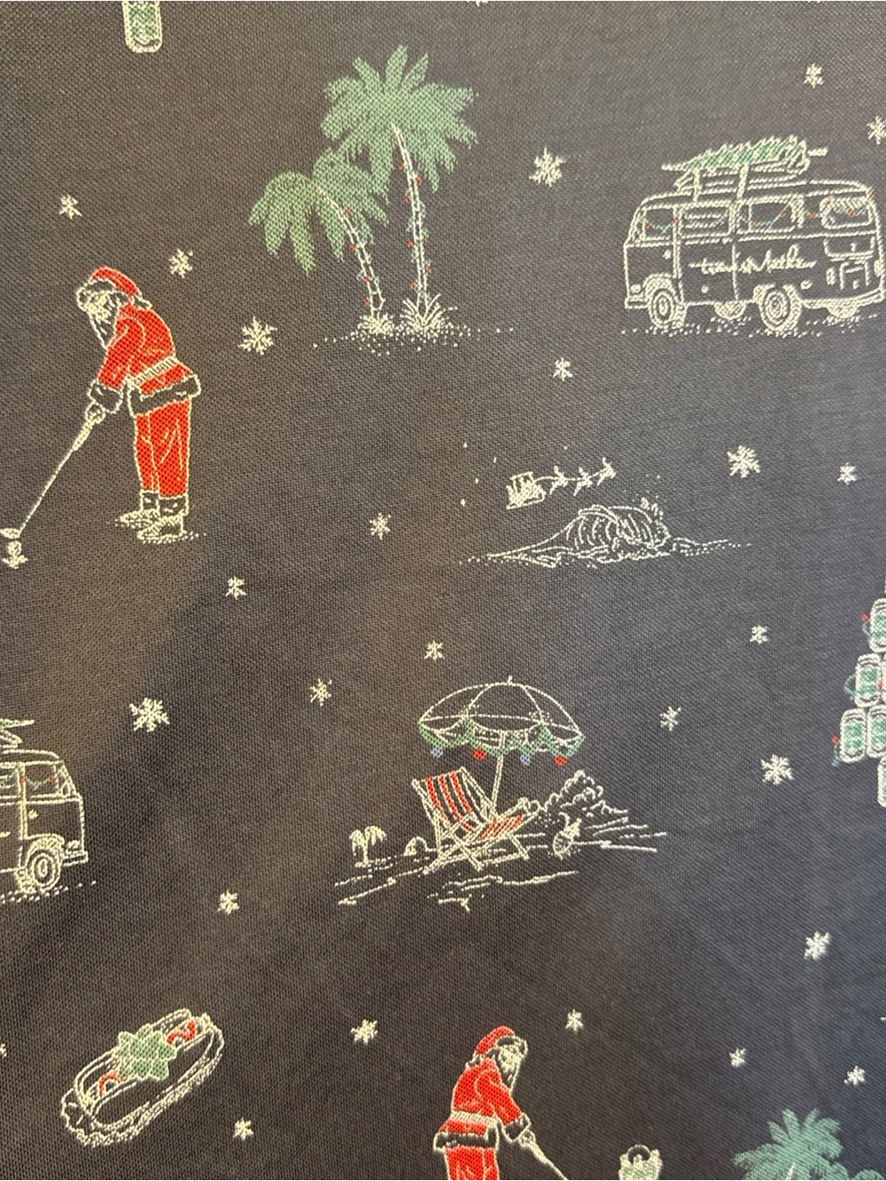 Travis Mathew 2 Polos Navy Tinsel Tradition & Gray Forth Of July Men’s S Golf - Picture 6 of 13